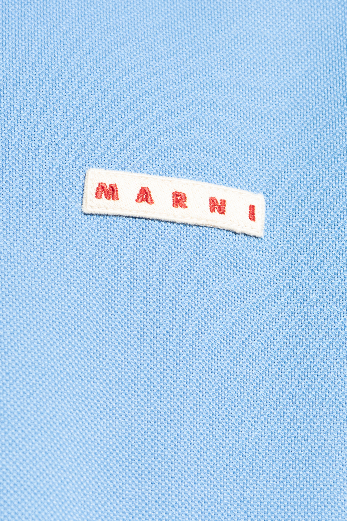 Tシャツ・カットソー MARNI FW25 Logo patch polo shirt (POMU0045LXUTC492 00B50) FW25 Vol.1